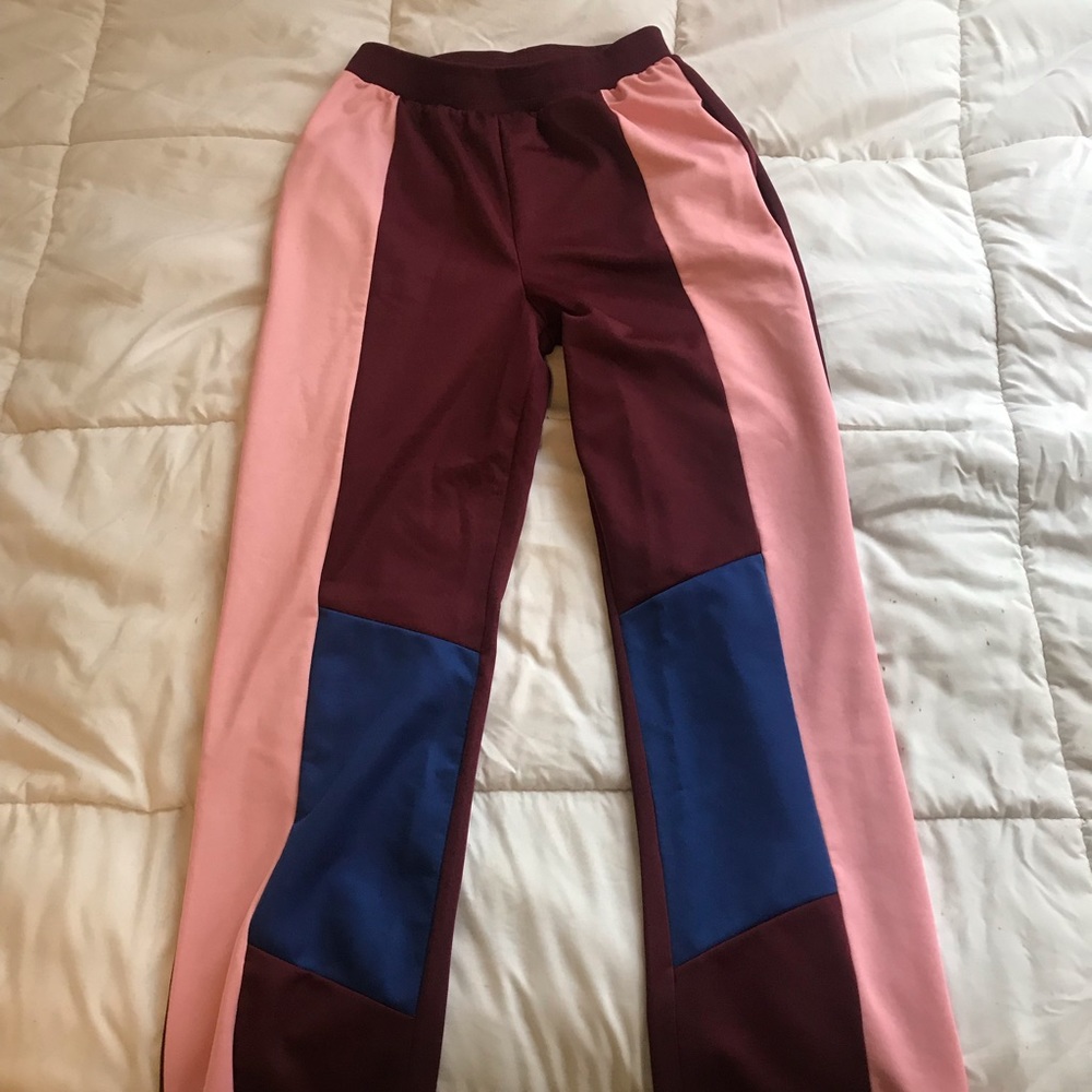 ASOS colorblock trendy pants